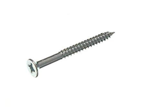 12 x 2 Inch Countersunk Twin Woodscrew Zinc Plated